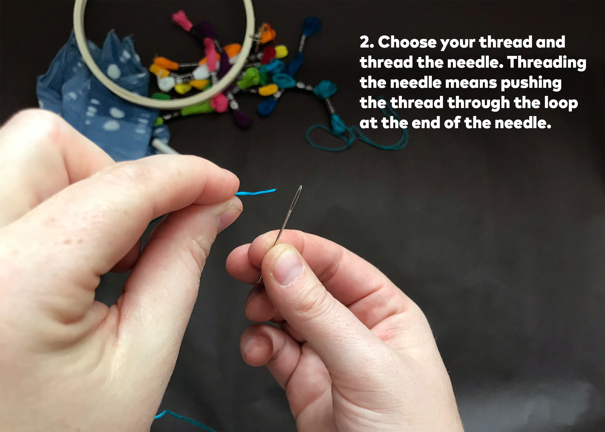 Each/Other Embroidery Activity Denver Art Museum